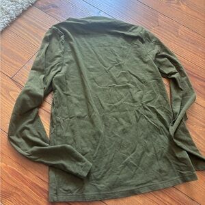 Old Navy Forest Green Long Sleeve Tee